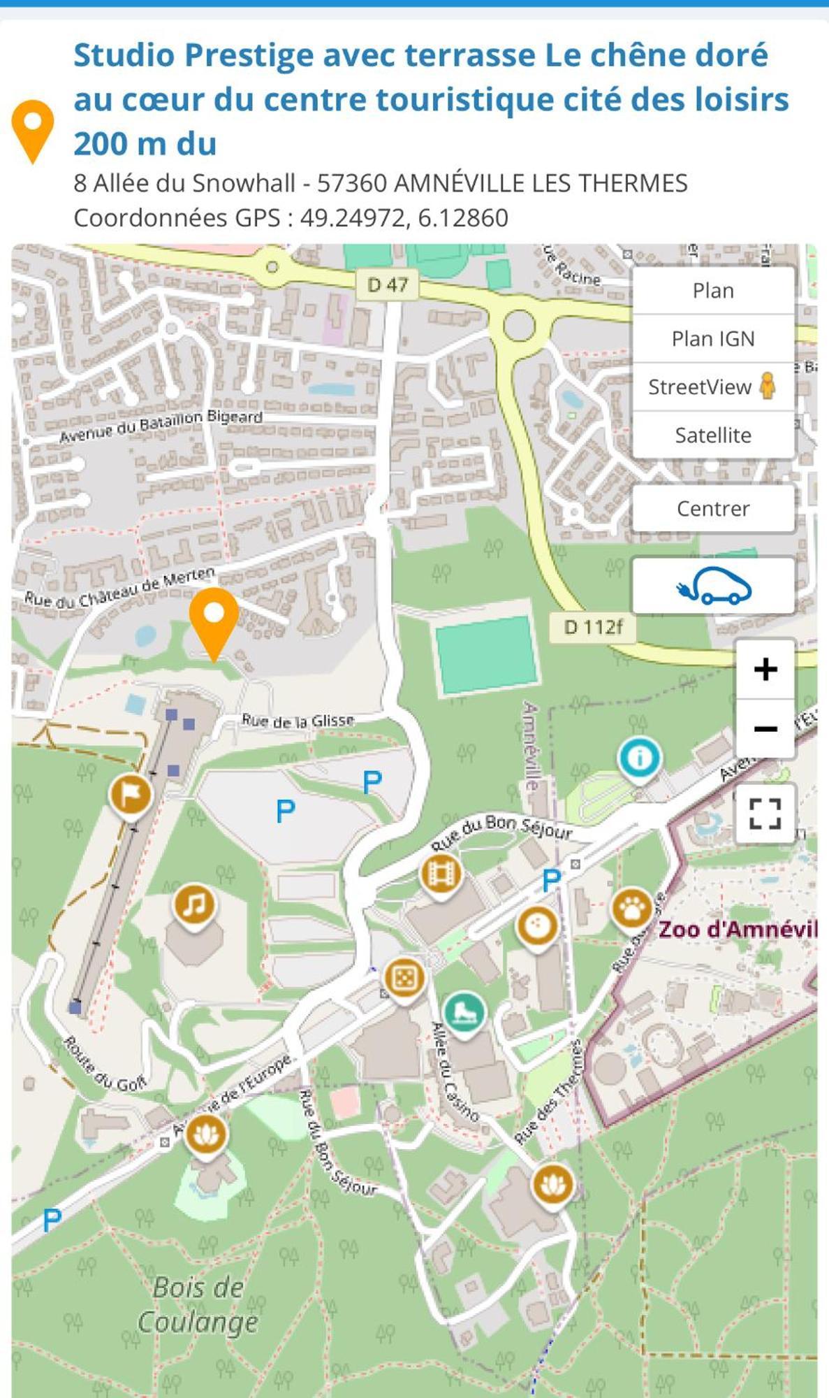 Studio Prestige Avec Terrasse Le Chene Dore Au Coeur Du Centre Touristique Cite Des Loisirs 200 M Du Galaxie,Face Au Snowworld Parking Gratuit Privatif Амневіль Екстер'єр фото